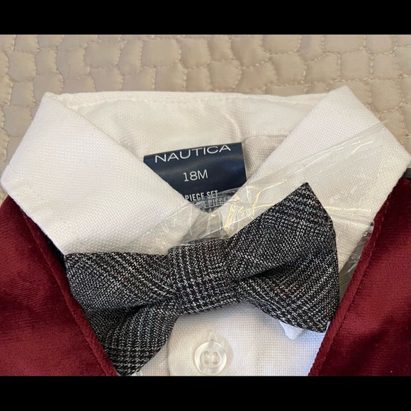 NWT Nautica 4 Piece Outfit Holiday Perfection! 18 Months - Picture 3 of 4